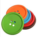 2148  Button Coasters Coffee Mat Pads Place Mat Holder Tea Cup Cushion