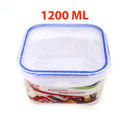 3683 Plastic Airtight Locked Food Storage Containers For Kitchen (1200ml) (multicolour)