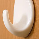 1544 Self Adhesive Plastic Wall Hook Set for Home Kitchen and Other Places (Pack of 9) - DeoDap