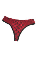 Soft Red And Pink Thong Panties Set Of 2