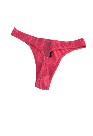 Soft Red And Pink Thong Panties Set Of 2