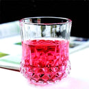 2341 Heavy unbreakable Stylish look fully Transparent Plastic Glasses Set 315ml (6pcs) - 