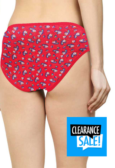 6 Pack Clearance sale Cotton Hipster Panties