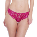 closer with EVIE Magenta Floral Lace Bridal Thong (SOLD OUT)