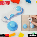 4688A Child Safety lock Child Toddler Baby Safety Locks Proofing for Cabinet Toilet Seat Fridge Door Drawers ( 1 pc) 