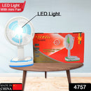 6002 PORTABLE LED LIGHT WITH MINI FAN- YJ 5570 