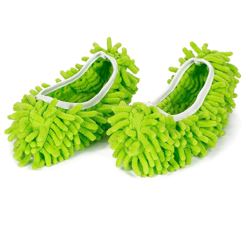 0516 Multi-Function Washable Dust Mop/Floor Cleaning Slippers