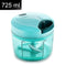 0729 Manual Handy Vegetables Chopper/Blender- 725 ml - 