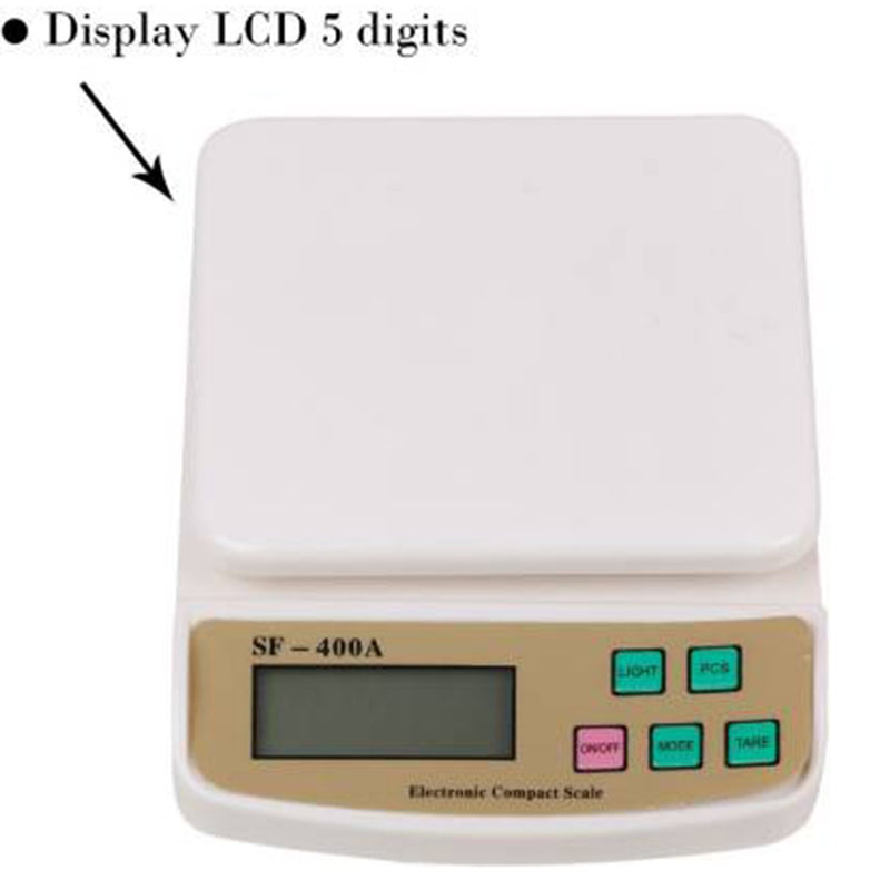 1610 Digital Multi-Purpose Kitchen Weighing Scale (SF400A) - 