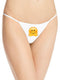 Customized Emoji Print Cotton String Thong Panty