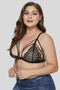 Plus size very  strappy lace bralette