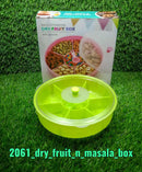 2061 Multipurpose Dry-fruit and masala box with single spoon. 