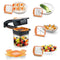 2069 5 in 1 Multifunction Vegetable Cutter Manual Dicer with Container Box