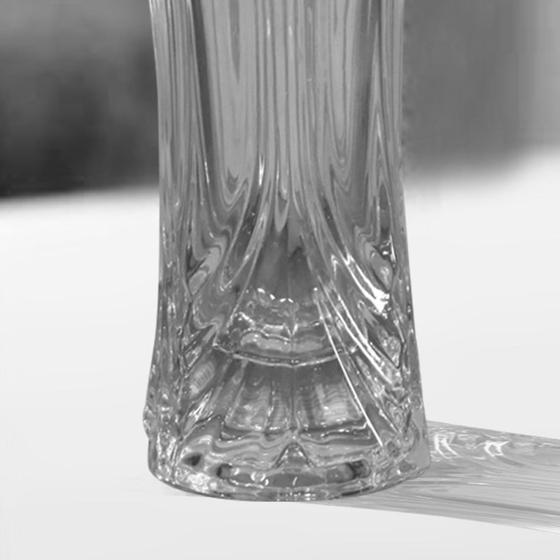 1851 Glass Flower Pot, Crystal Clear Vase for Living - 