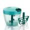 2180 Manual 2in1 Handy 1 Litre Plastic Dori Chopper, Cutter with SS Blades and Whisker Blade - DeoDap