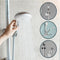 7687 Shower Head Holder Bracket Adjustable   Showerhead Wall Mounted Suction Bracket for Bathroom 