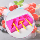 7168 Fancy Ice Candy Mould Maker Food Grade Homemade Reusable Ice Popsicle Makers Frozen Ice Cream Mould Sticks Kulfi Candy Ice Mold for Children & Adults 