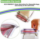 0855 Plastics Transparent Jar Shaped Stand-up Pouch With Zipper - DeoDap