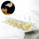 5344  Manual Lemon Slice Squeezer, Portable Transparent Fruit Juicer, Orange Citrus Manual Bird Shape Hand Juicer for Orange Lemon Lime,for Kitchen (Brown Box) 