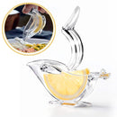 5344  Manual Lemon Slice Squeezer, Portable Transparent Fruit Juicer, Orange Citrus Manual Bird Shape Hand Juicer for Orange Lemon Lime,for Kitchen (Brown Box) 