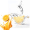 5344  Manual Lemon Slice Squeezer, Portable Transparent Fruit Juicer, Orange Citrus Manual Bird Shape Hand Juicer for Orange Lemon Lime,for Kitchen (Brown Box) 
