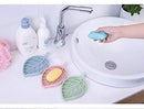 0832 Leaf Shape Dish Soap Holder for Kitchen and Bathroom