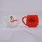 4764 King & Queen Printed Couple Matching Coffee/Tea Plastic Coffee Mug (300ml Set of 2) 