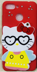 Cute Mirror Kitty for Girls Back Case Cover for Xiaomi Redmi 6 - AHMK005400010MKR6C