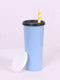 2256 Airtight Plastic Juice Glass/Sipper Bottle with Straw - Opencho