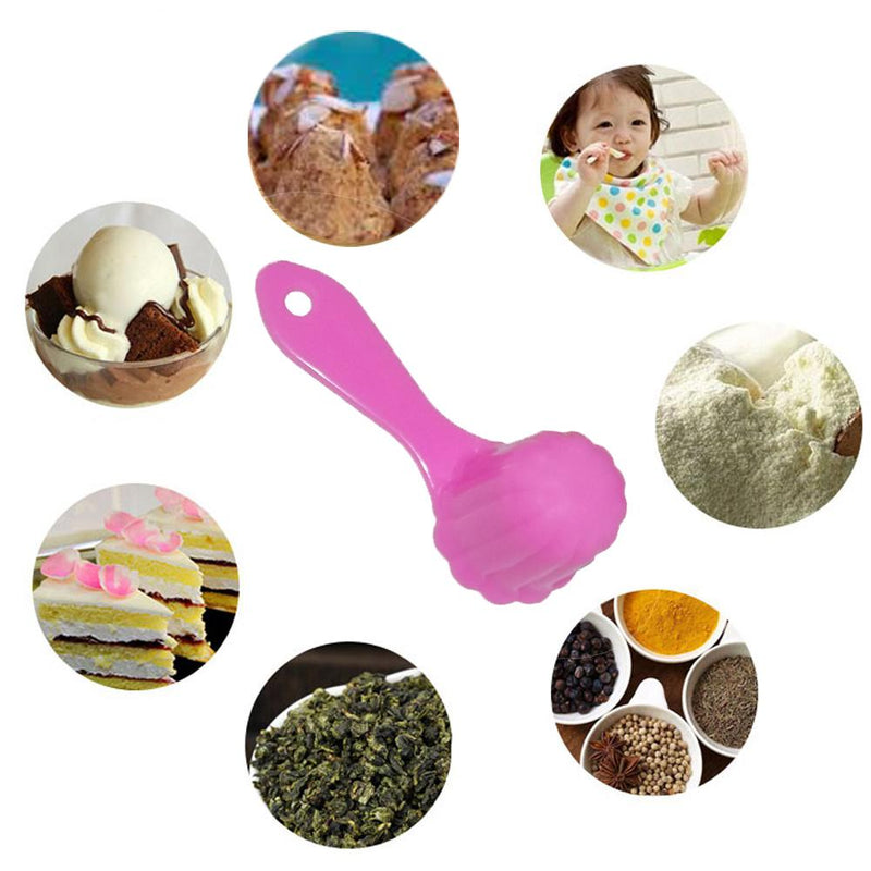 1067 Plastic Sweets Ladoo Mould Measuring Spoon - DeoDap