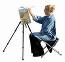 0328  Artists' Portable Lightweight Metal Display Easel  with Free Weatherproof Carry Bag