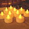 1222  Festival Decorative - LED Yellow Tealight Candles (White, 24 Pcs) 