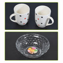 7140 Cup & Plate Set Morning Tea Serving Use Ceramic Mug Set For Home & Kitchen Use 