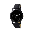 1804 Unique & Premium Analogue Black Dial stylish Leather Strap watch (Watch 4)
